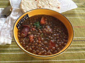 Lentil Soup hearty and delicious!