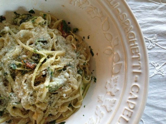 Half the carbs pasta