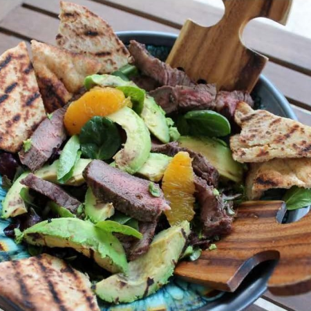 Cali Avocado Steak Salad