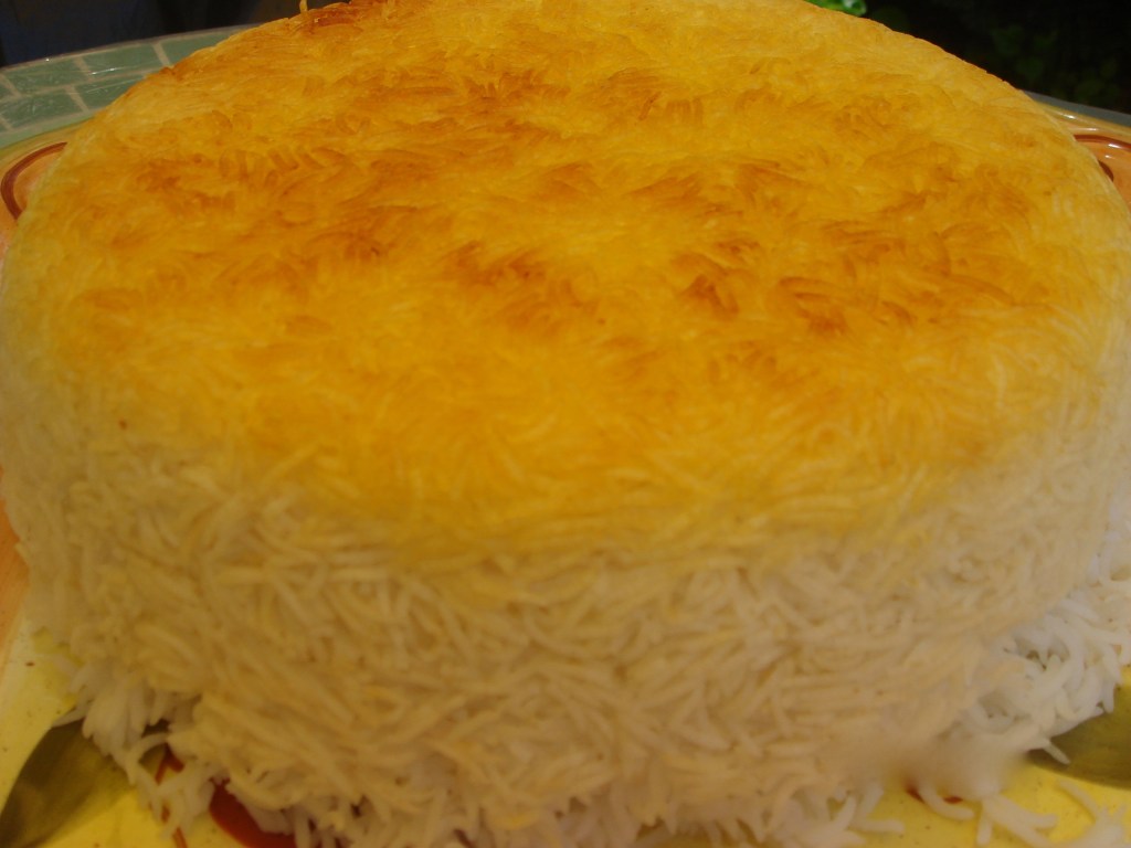 Persian Rice with tahdig