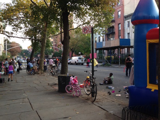 starting to get crowded