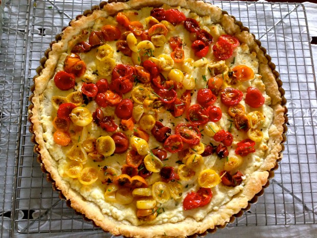 Tomato And Goat Cheese Tart