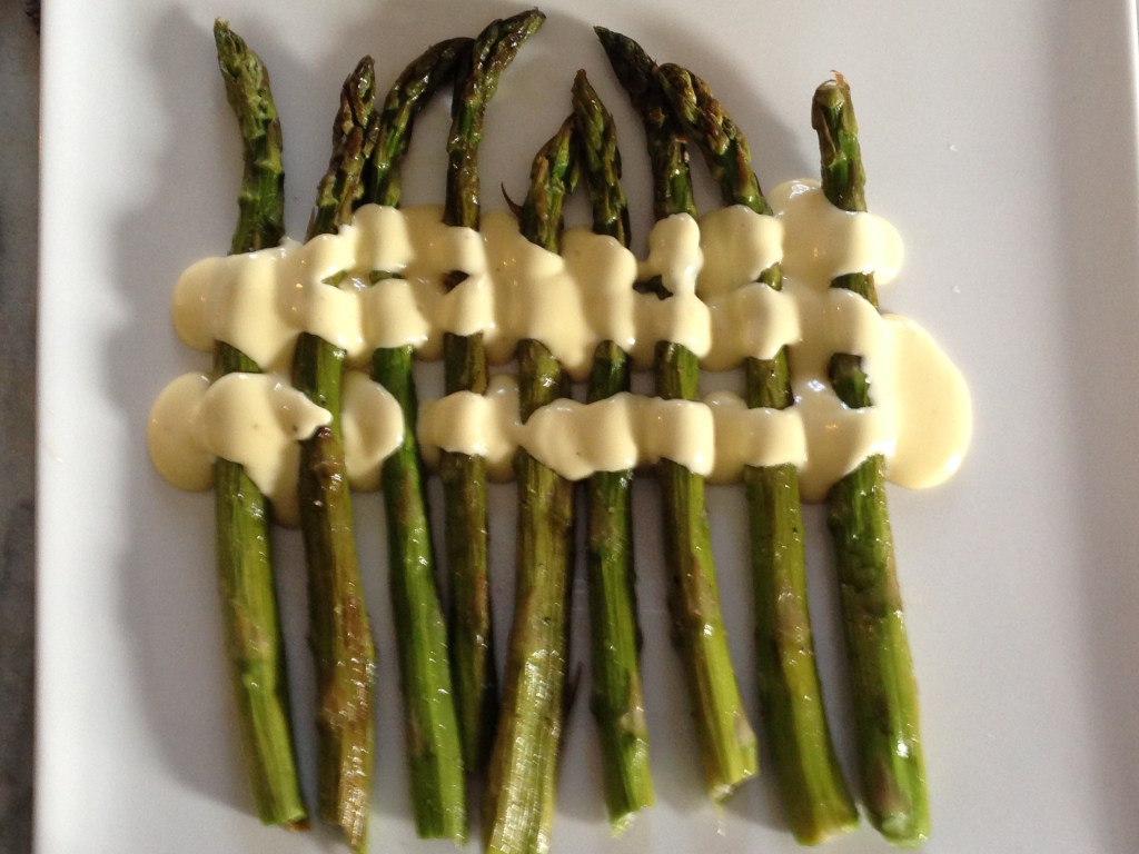 Asparagus with hollandaise
