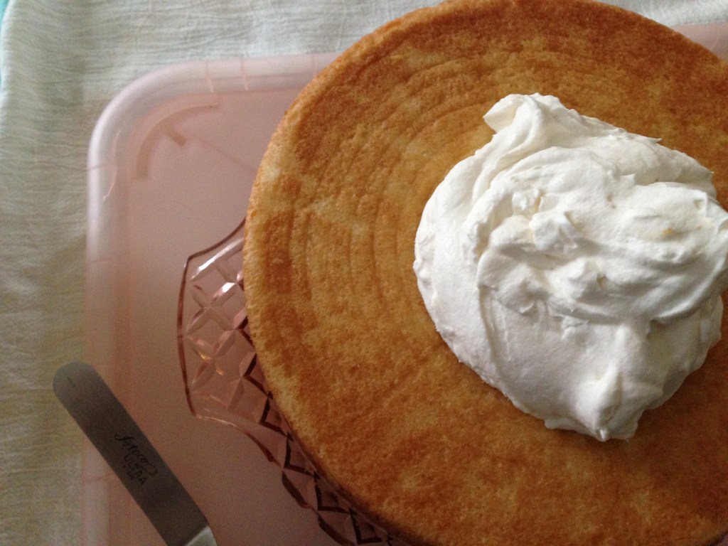 Frosting in the center