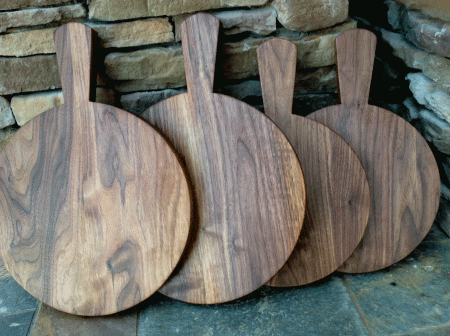 Round cutting boards