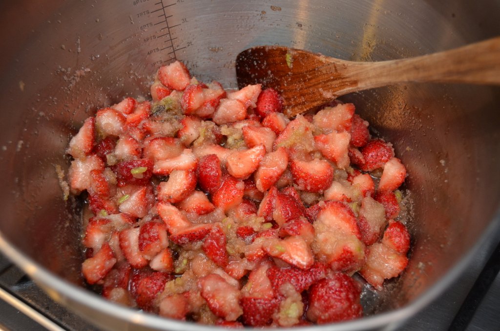 Starting to give off liquid