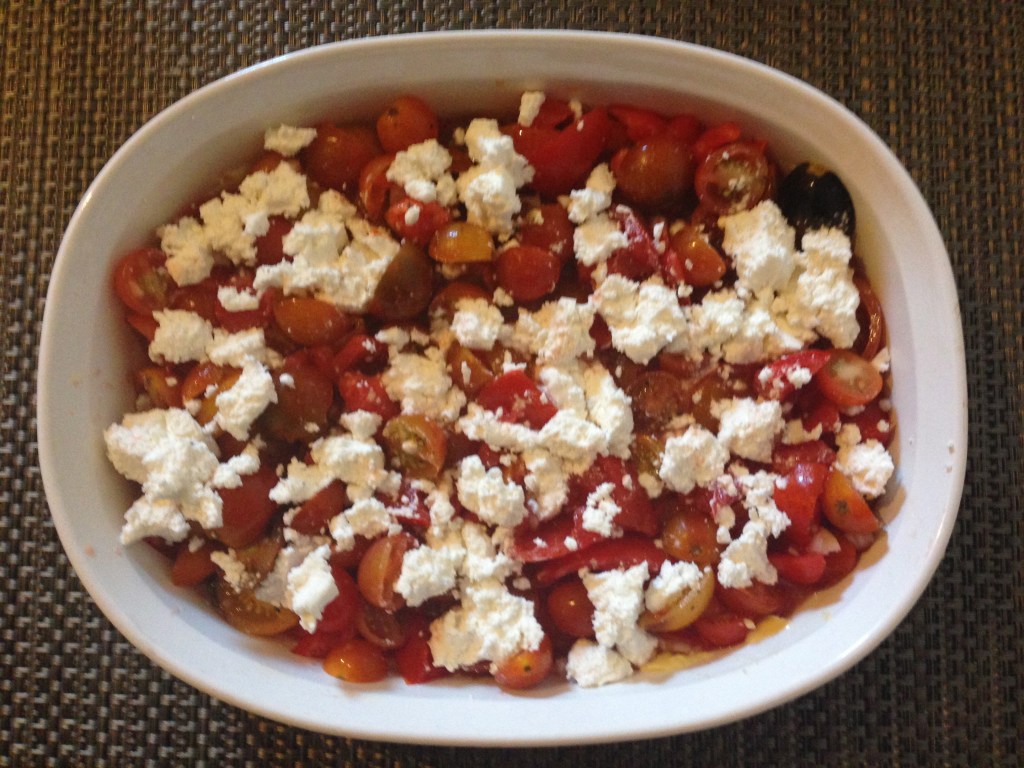 Tomato and farmers cheese