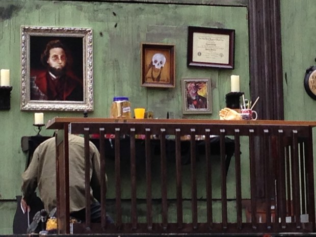 Halloween theatrical set