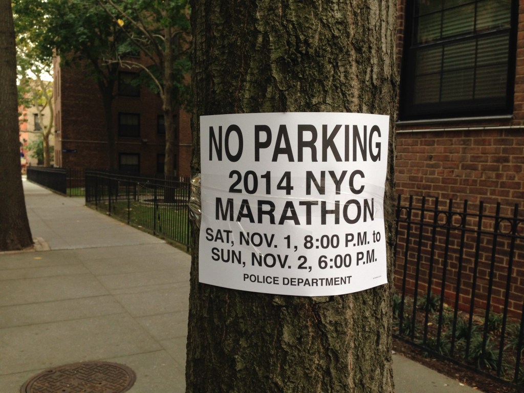 NYC marathon is Sunday