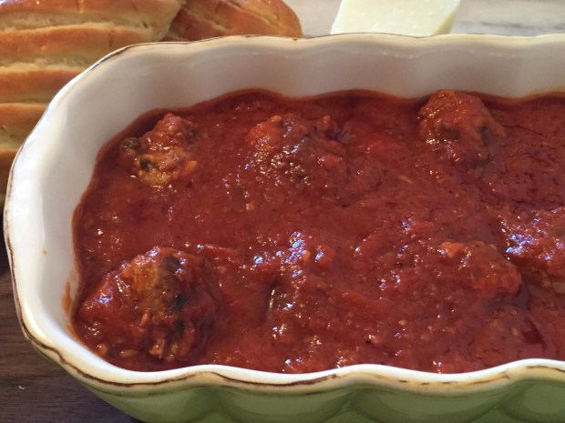 Meatballs in Tomato Basil Sauce