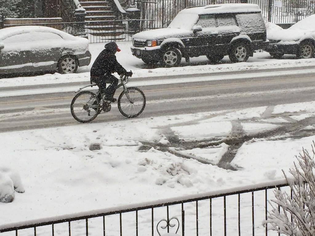 another bicyclist