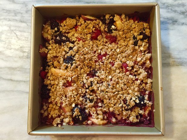 Mixed Fruit Crumble