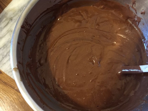 Batter is thick and creamy