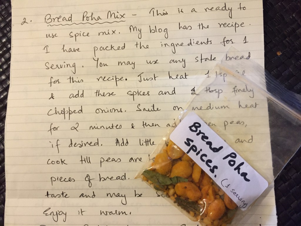 Step by step instructions and spice mix