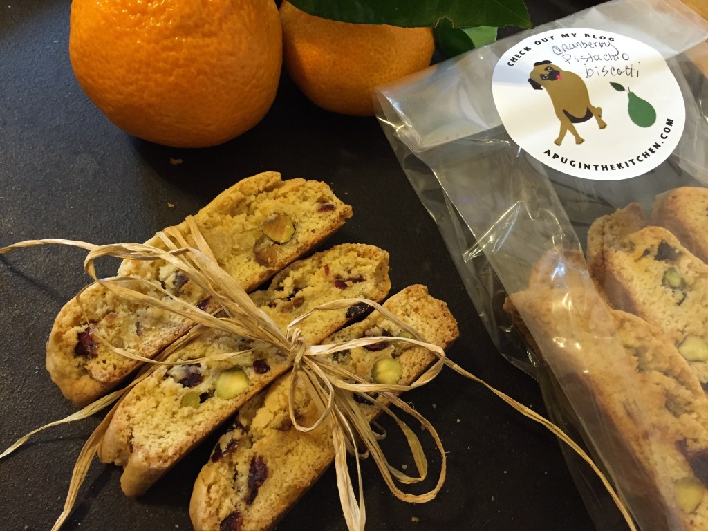 cranberry pistachio biscotti