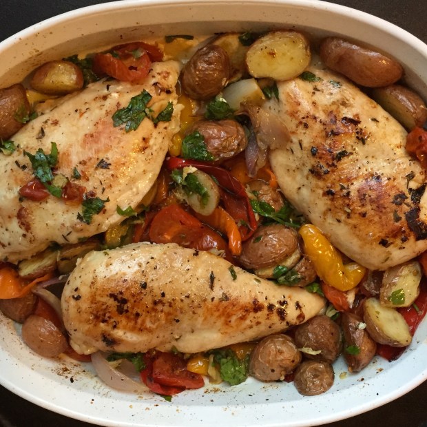 Chicken and vegetables
