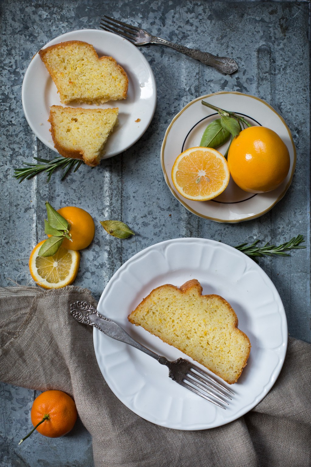 meyer lemon cornmeal and rosemary cake-3-4